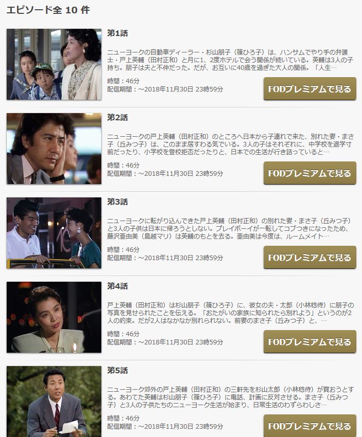 男と女ニューヨーク恋物語 全10話の動画を31日間無料視聴する方法 ゆゆゆの情報倶楽部